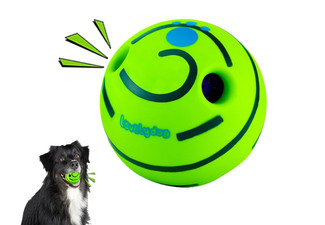 Green Interactive Dog Ball Toy - Option for Two-Pack & Three Sizes Available