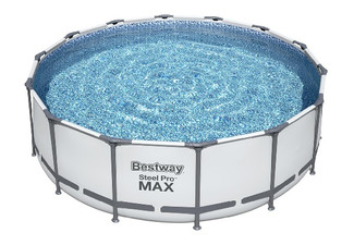 Bestway 4.27m Steel Pro Max Above Ground Swimming Pool Set with Cover