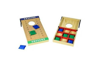 Two-in-One Tic Tac Toe & Bean Bag Toss Game Set