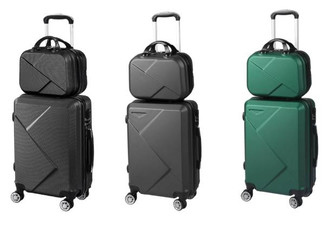 Slimbridge Two-Piece Travel Luggage Set - Three Colours Available