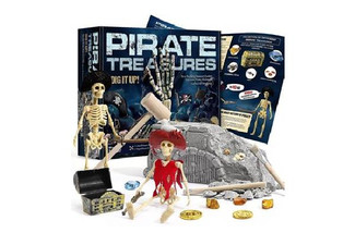 Dig It Up Pirate Treasures Excavation Toy Kit