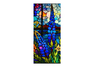 Frosted Stained Glass Window Film - Six Options Available