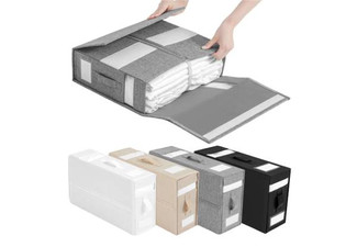 Foldable Bedding Sheet Storage Box - Four Colours Available