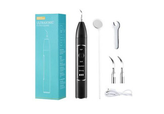 Three-Mode Ultrasonic Teeth Cleaner Kit Incl. Two Heads