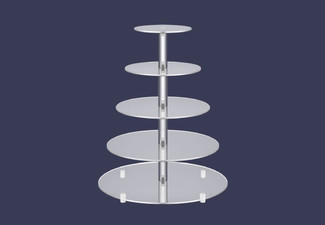 Five-Tier Acrylic Cupcake Stand
