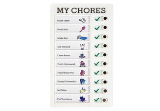 Reusable Chore Chart and Memo Board