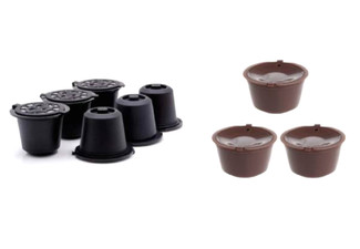 Reusable Coffee Capsule Compatible with Nescafe & Nespresso  - Option for Three, Six & 12-Pack