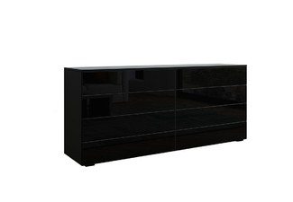 Eight-Drawer High Gloss Cabinet Chest