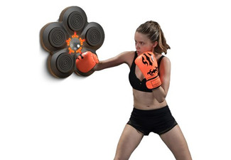 Wall Mounted Boxing Target with Lights