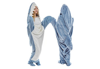 Cosy Shark Adult Blanket Hoodie