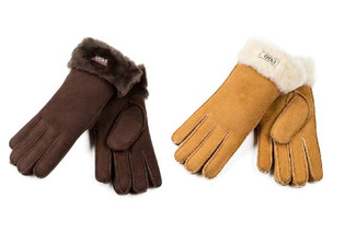 Ugg Women's Turn Cuff Gloves - Available in Two Colours & Four Sizes