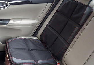 Car Seat Protector with Mesh Pockets