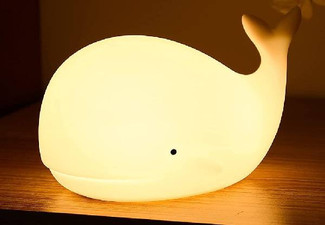 Seven-LED Colour Changing Whale Night Light
