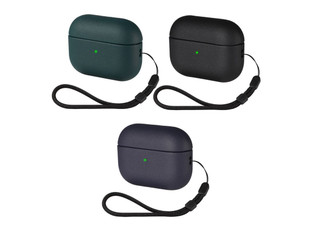 Leather Shock-Resistant Case Cover Compatible with AirPods - Three Colours & Two-Pack Available