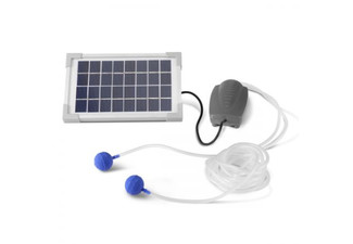 Solar-Powered 2.5W Air Oxygenating Pond Pump