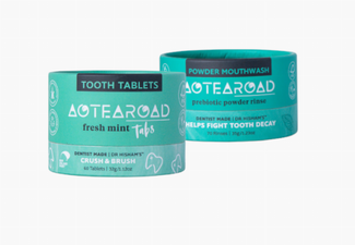 Two-Pack Aotearoad Oral Care incl. Tooth Tablets & Mouthwash Powder - Two Options Available
