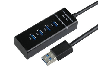 High-Speed Four-Port USB 3.0 Hub