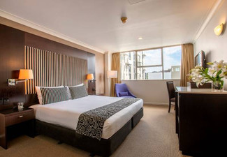 One-Night Wellington Getaway for Two People in a Superior Queen Room incl. Daily Breakfast Buffet, Late Checkout, Gym Pass for Habit Health - Option for Two-Nights