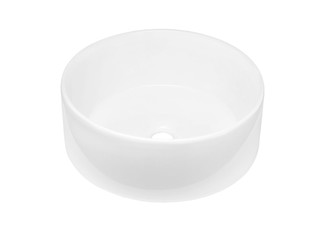 White Countertop Ceramic Bathroom Sink