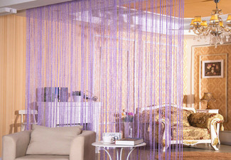 Glitter String Door Curtain - Eight Colours Available