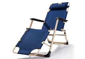 Reclining Zero Gravity Sun Bed Beach Chair