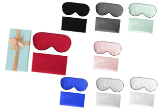 DreamZ Mulberry Pillow Case with Eye Mask Set - Eight Colours Available
