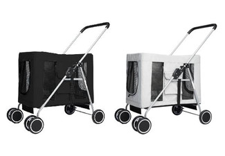PaWz Pet Foldable Travel Stroller - Two Colours Available