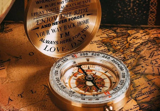 Retro Designed Compass - Six Styles Available