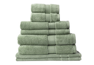 Eight-Piece Royal Comfort 100% Cotton Zero Twist Towel Set - Six Colours Available