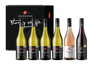 Six-Pack Stoney Wine Range by Sherwood Estate Wines - Option for Pinot Gris, Riesling, Chardonnay, Sauvignon Blanc, Pinot Noir or Rose
