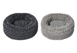 PaWz Calming Plush Dog Bed - Available in Two Colours & Four Sizes