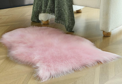 Faux Fur Chair Seat Cover Rug