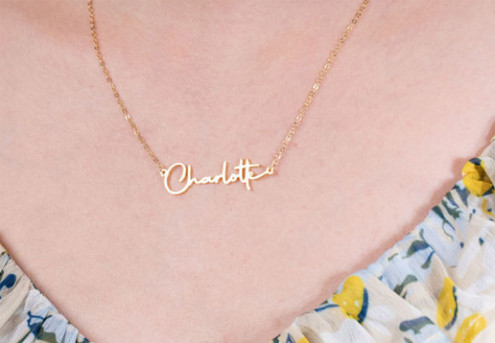 Personalised Stainless Steel Name Necklace