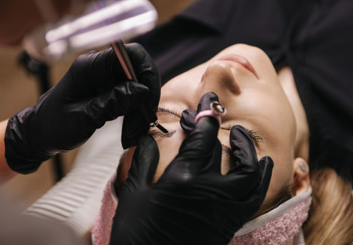 One Session Semi-Permanent Makeup for One - Options for Eyebrow Microblading, Ombre Eyebrows, Eyeliner Tattoo or Lip Blush