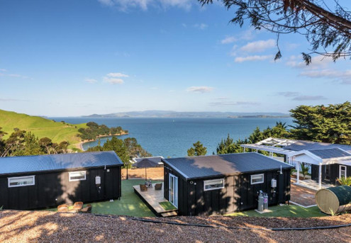 Two-Night Stay for Two People in a Self-Contained Luxury Chalet on Waiheke Island incl. Parking, WIFI, Use of Sauna, Luxury Cabana & $50 off Rental Car Hire - Option for Three & Four Night Stays