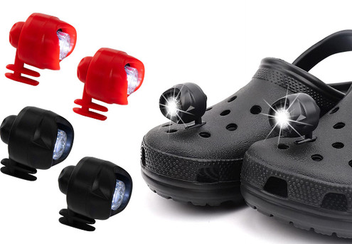 Shoe USB Light Charm with Three Lighting Modes & Compatible with Crocs  - Available in Two Colours