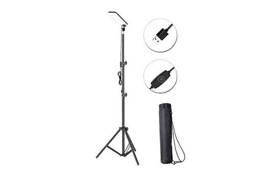 Portable USB Powered LED Camping Light with Telescoping Tripod