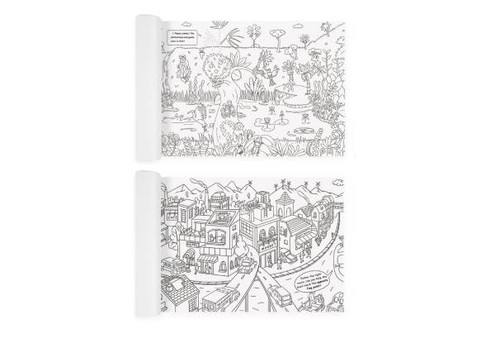 10M Kids Drawing Paper Roll - Two Options Available