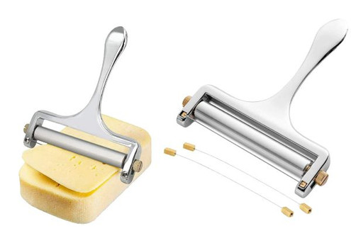Stainless Steel Wire Cheese Slicer with Two Extra Wires - Option for Two-Set