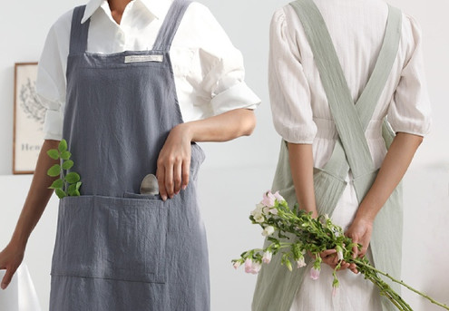 All-Purpose Cross Back Apron - Six Colours Available
