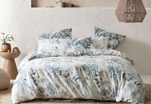 Nella Duvet Cover Incl. Pillowcase - Available in Gour Sizes & Option for Extra European Pillowcase or Cushion