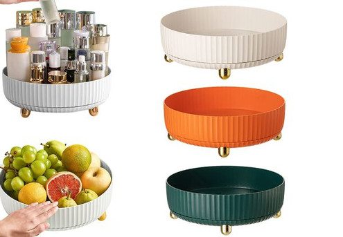 Rotating Storage Box Container - Available in Three Colours & Option for Two-Pack