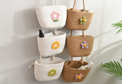 Versatile Handwoven Basket - Two Colours Available