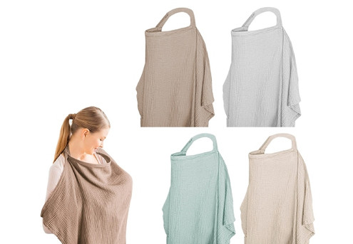 Nursing Cover for Breastfeeding & Pumping - Four Colours Available