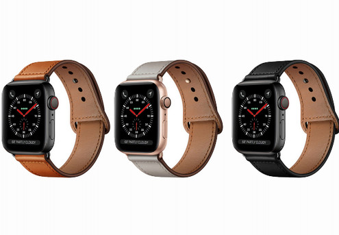 Watch Band Compatible with Apple iWatch - Available in Three Colours, Two Sizes & Option for Two-Pack