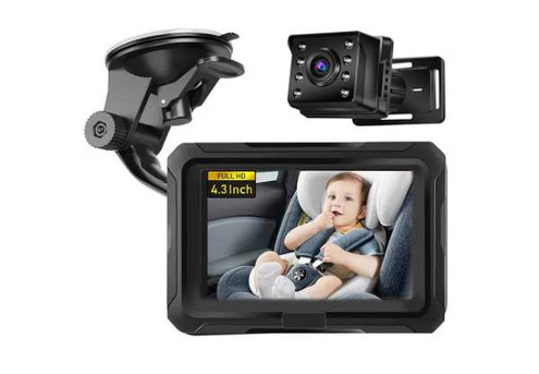 Rotatable Car Baby Monitor Set