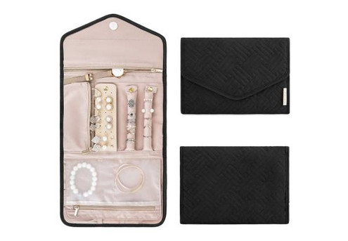 Foldable Travel Roll Jewellery Case - Two Colours Available