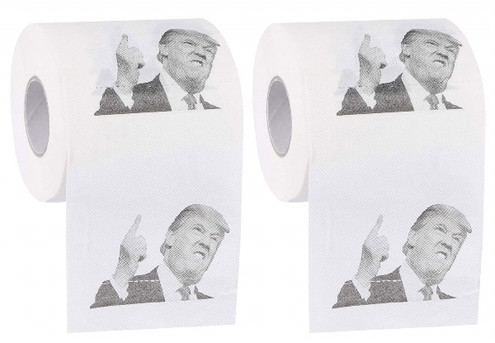 Two Rolls of Funny Toilet Paper
