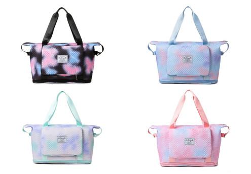 Gradient Colour Travel Duffle Bag - Four Colours Available & Options for Two-Pack