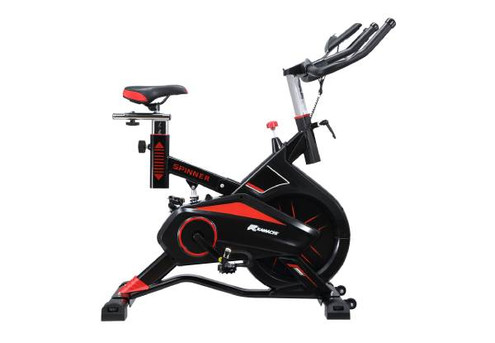 Spin Bike Exercise Stationary Bicycle with Adjustable LCD Display